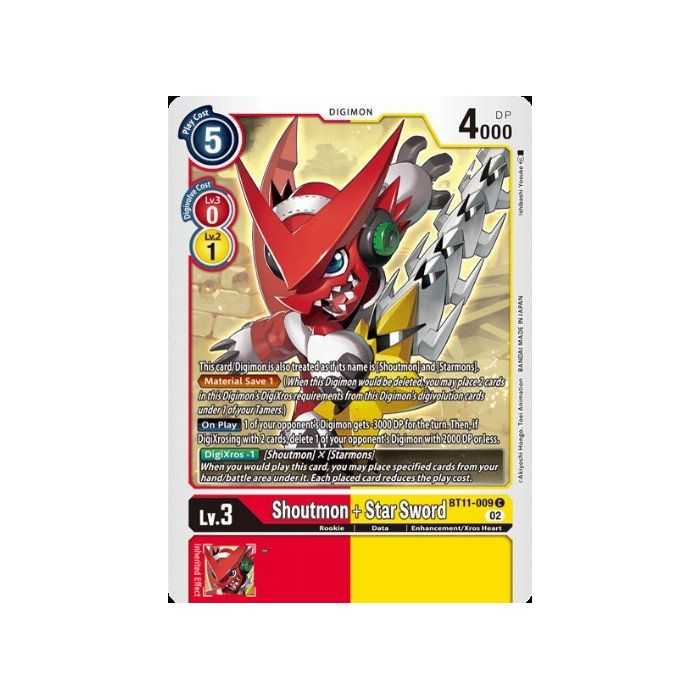 Shoutmon + Star Sword (Common)
