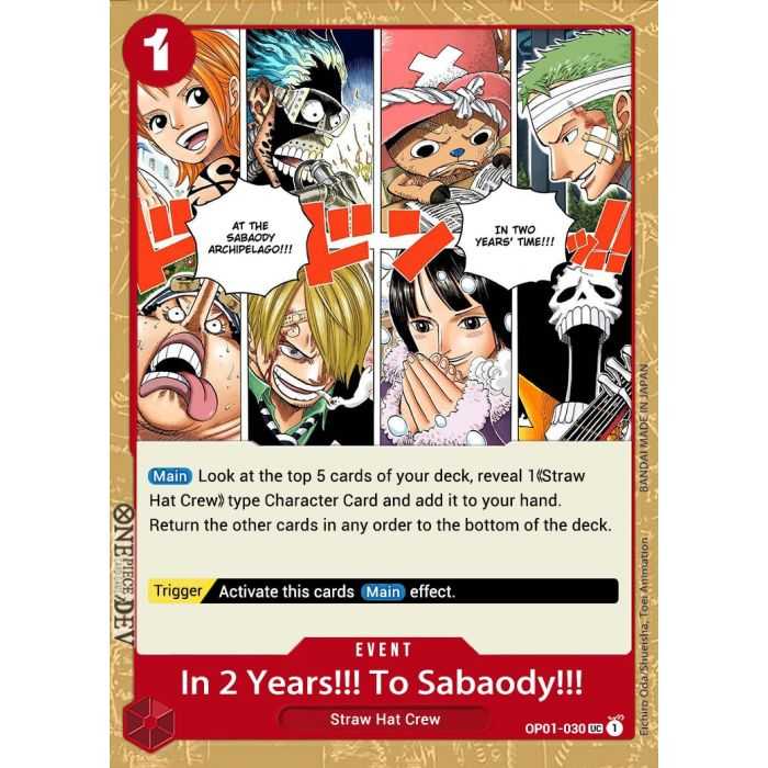 In Two Years!! At the Sabaody Archipelago!! (Uncommon)
