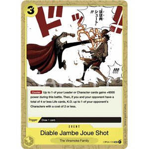 Diable Jambe Joue Shot