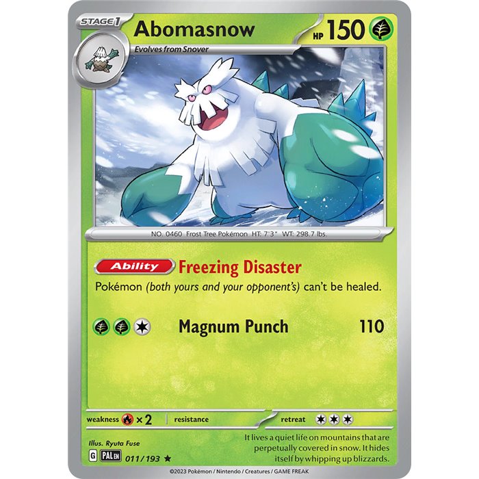 Abomasnow (Reverse/Holo)