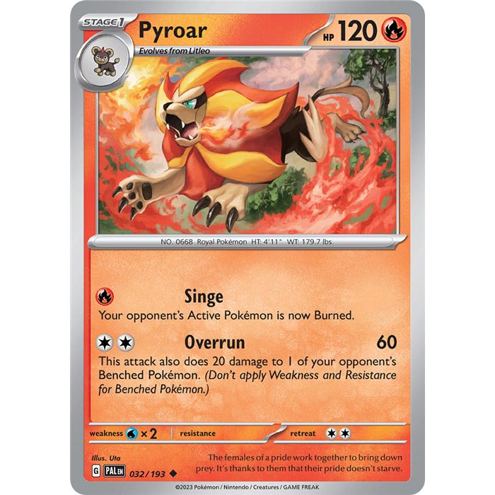 Pyroar (Reverse/Holo)