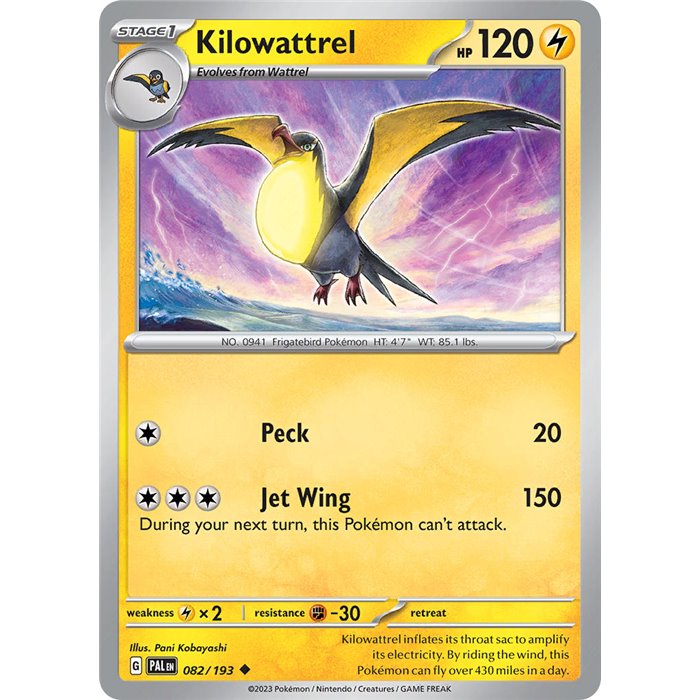 Kilowattrel (Reverse/Holo)