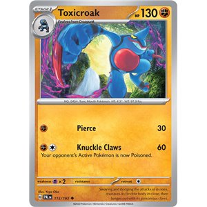 Toxicroak (Reverse/Holo)