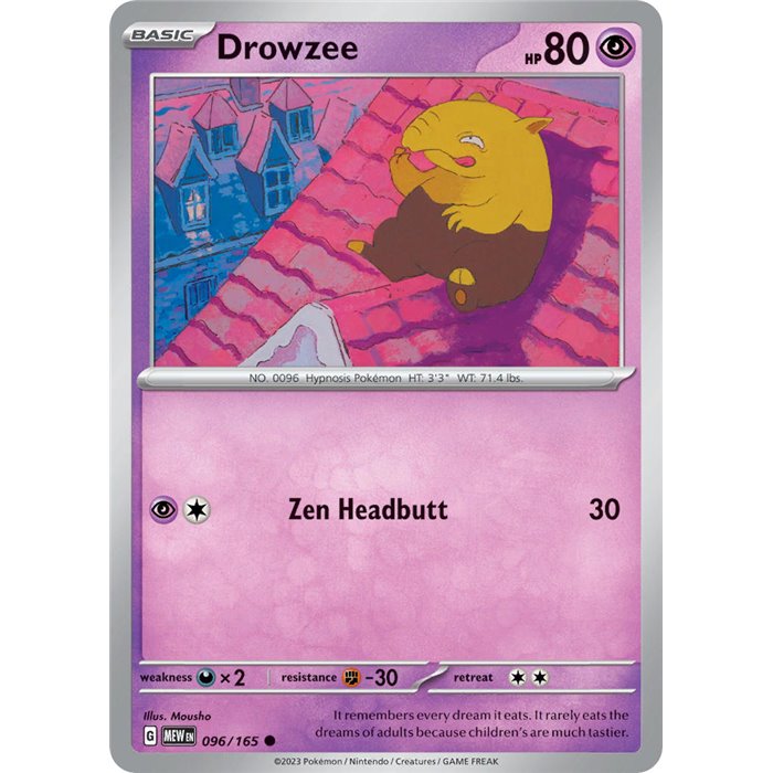 Drowzee (Reverse/Holo)