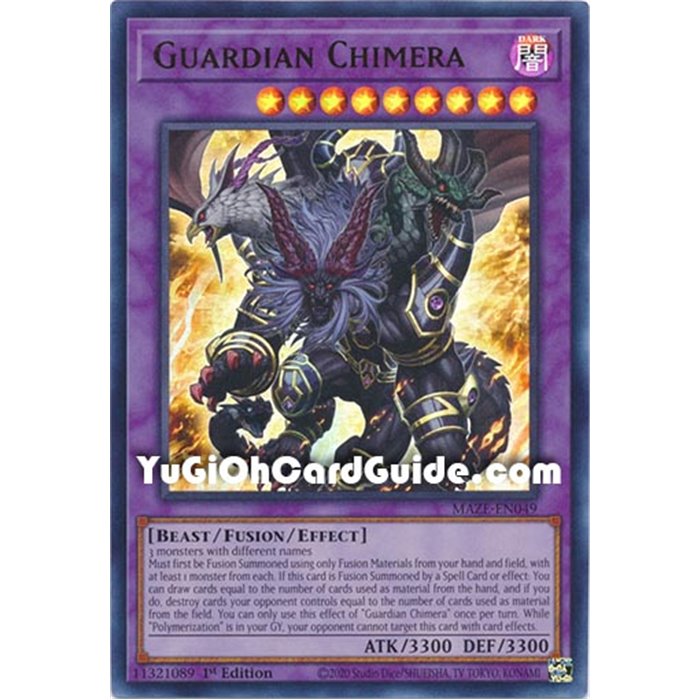 Guardian Chimera (Prismatic Ultimate Rare)
