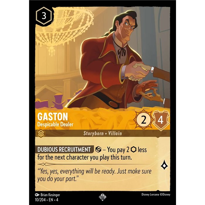 Gaston - Despicable Dealer (Super Rare) Gaston - Despicable Dealer (Super Rare)