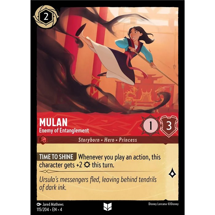 Mulan - Enemy of Entanglement (Uncommon)