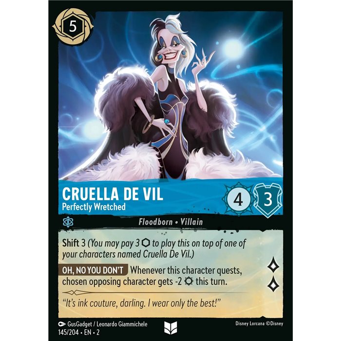 Cruella De Vil - Perfectly Wretched (Uncommon) Cruella De Vil - Perfectly Wretched (Uncommon)