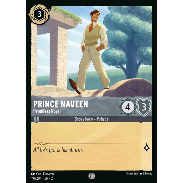Prince Naveen - Penniless Royal (Common) Prince Naveen - Penniless Royal (Common)