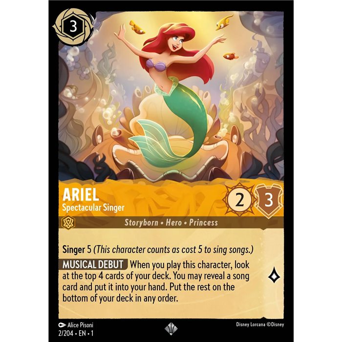 Ariel - Spectacular Singer (Super Rare)