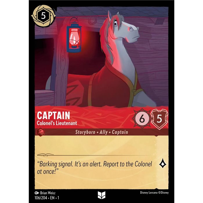 Captain - Colonel's Lieutenant (Uncommon) Captain - Colonel's Lieutenant (Uncommon)