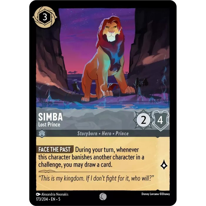 Simba - Lost Prince (Common) Simba - Lost Prince (Common)