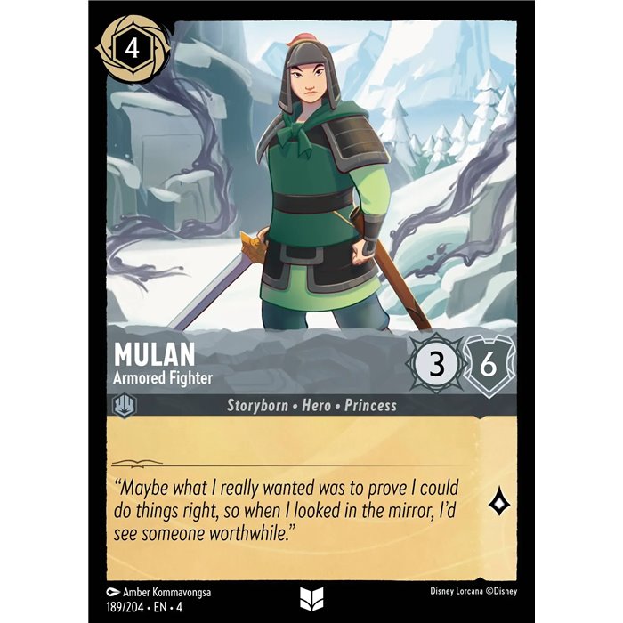 Mulan - Armored Fighter (Uncommon) Mulan - Armored Fighter (Uncommon)