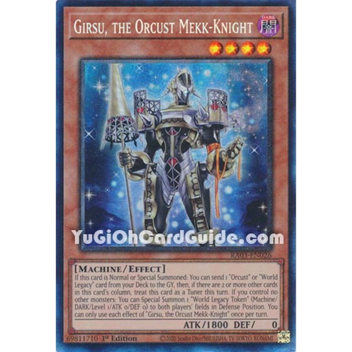 Girsu, the Orcust Mekk-Knight (Quarter Century Secret Rare)