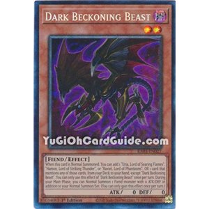 Dark Beckoning Beast (Platinum Secret Rare)