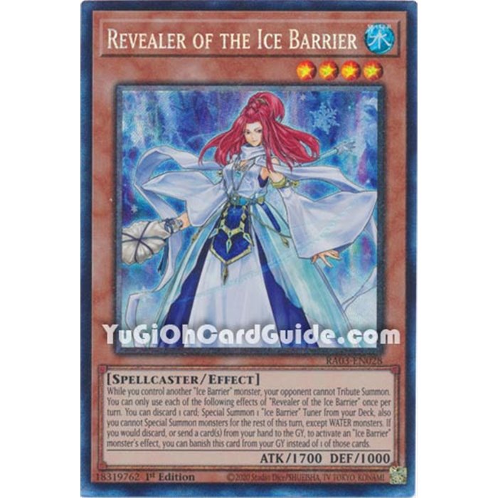 Revealer of the Ice Barrier (Super Rare) Revealer of the Ice Barrier (Super Rare)