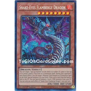 Snake-Eye Flamberge Dragon (Platinum Secret Rare)