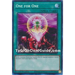 One for One (Alternate Art) (Prismatic Collector Rare)