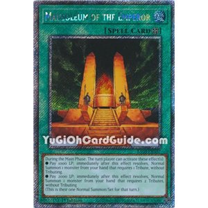 Mausoleum of the Emperor (Quarter Century Secret Rare)