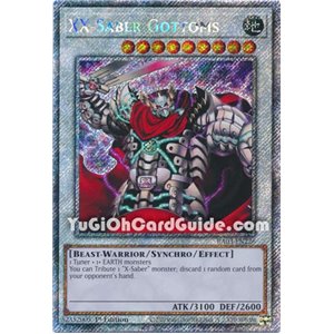 XX-Saber Gottoms (Quarter Century Secret Rare)