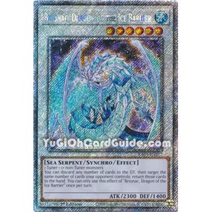 Brionac, Dragon of the Ice Barrier (Quarter Century Secret Rare)