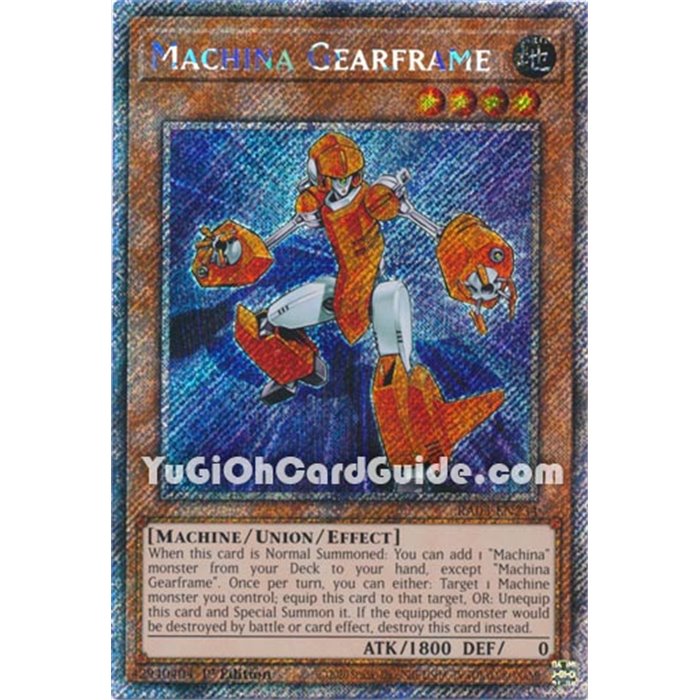 Machina Gearframe (Quarter Century Secret Rare)