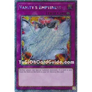 Vanity's Emptiness (Platinum Secret Rare)