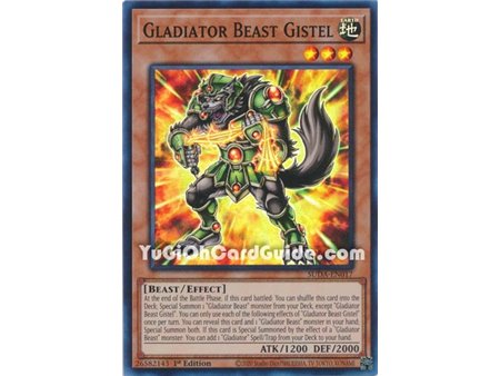 Gladiator Beast Gistel (Super Rare)