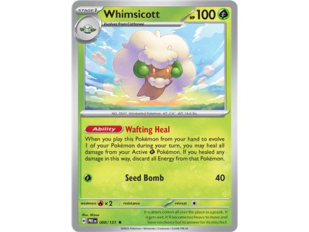 Whimsicott (Rare Holofoil)