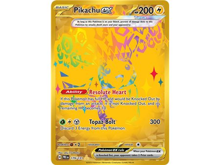 Pikachu ex (Hyper Rare)