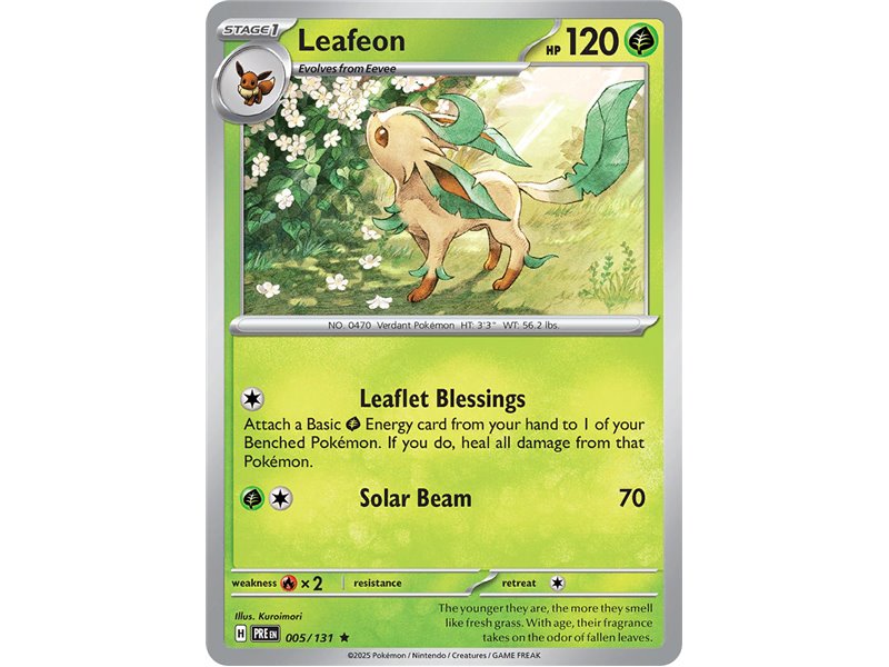 Leafeon (Rare/Reverse Holofoil) Leafeon (Rare/Reverse Holofoil)