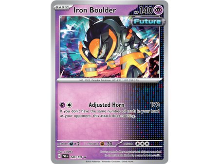 Iron Boulder (Rare/Reverse Holofoil)