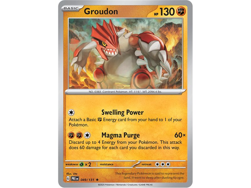 Groudon (Rare/Reverse Holofoil) Groudon (Rare/Reverse Holofoil)