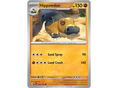 Hippowdon (Common/Reverse Holofoil)
