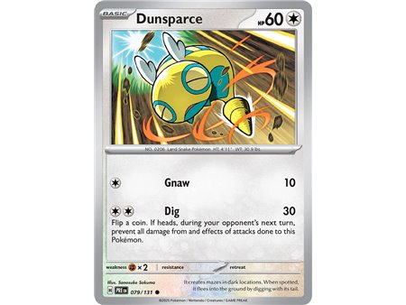 Dunsparce (Common/Reverse Holofoil)