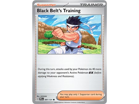 Black Belt�s Training (Common/Reverse Holofoil)