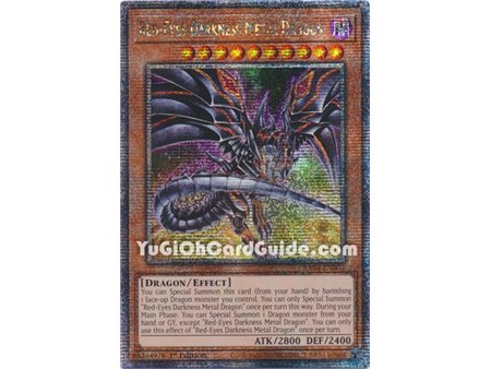 Red-Eyes Darkness Metal Dragon (Alterante Artwork) (Quarter Century Secret Rare)