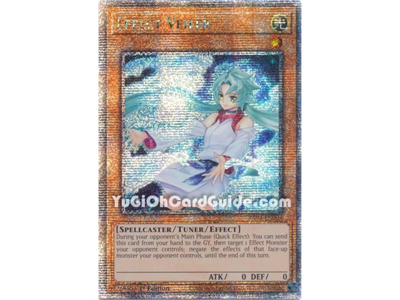 Effect Veiler (New Artwork) (Quarter Century Secret Rare)