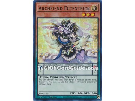 Archfiend Eccentrick (Ultra Rare)
