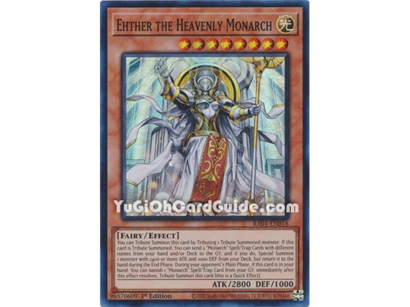 Ehther the Heavenly Monarch (Super Rare) Ehther the Heavenly Monarch (Super Rare)