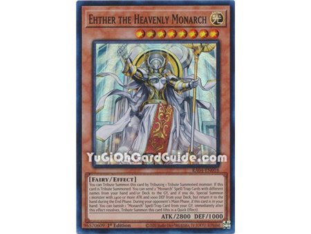 Ehther the Heavenly Monarch (Secret Rare) 