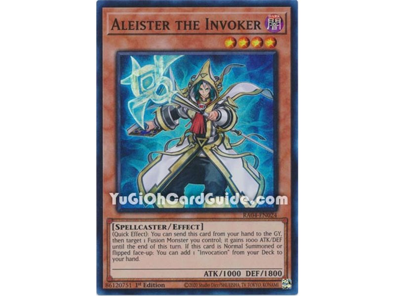 Aleister the Invoker (Alterante Artwork) (Super Rare)