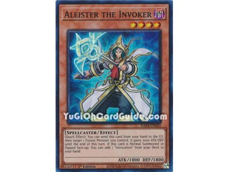 Aleister the Invoker (Alterante Artwork) (Collector's Rare)