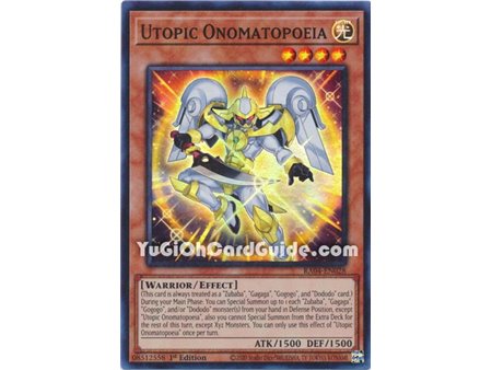 Utopic Onomatopoeia (Platinum Secret Rare)