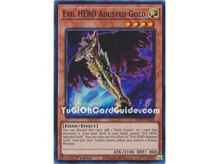 Evil HERO Adusted Gold (Platinum Secret Rare)