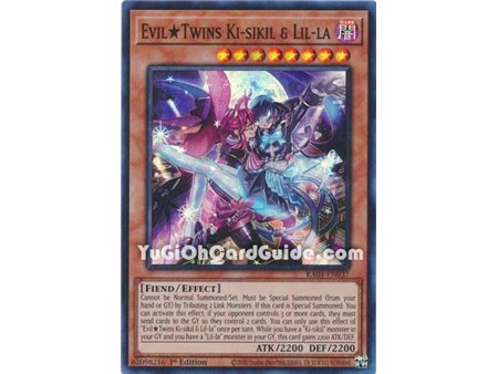 Evil★Twins Ki-sikil & Lil-la (Secret Rare) 