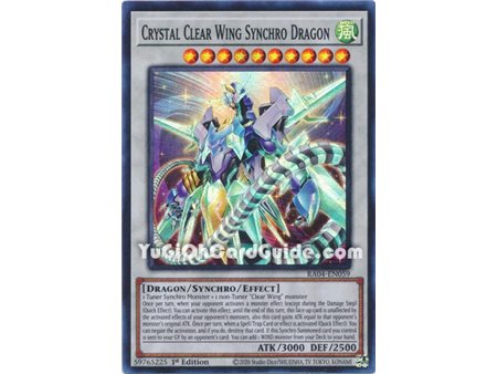 Crystal Clear Wing Synchro Dragon (Collector's Rare)