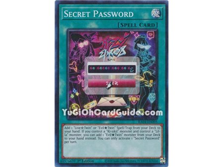 Secret Password (Ultimate Rare)