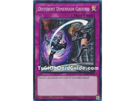 Different Dimension Ground (Platinum Secret Rare)
