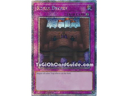 Royal Decree (Quarter Century Secret Rare)